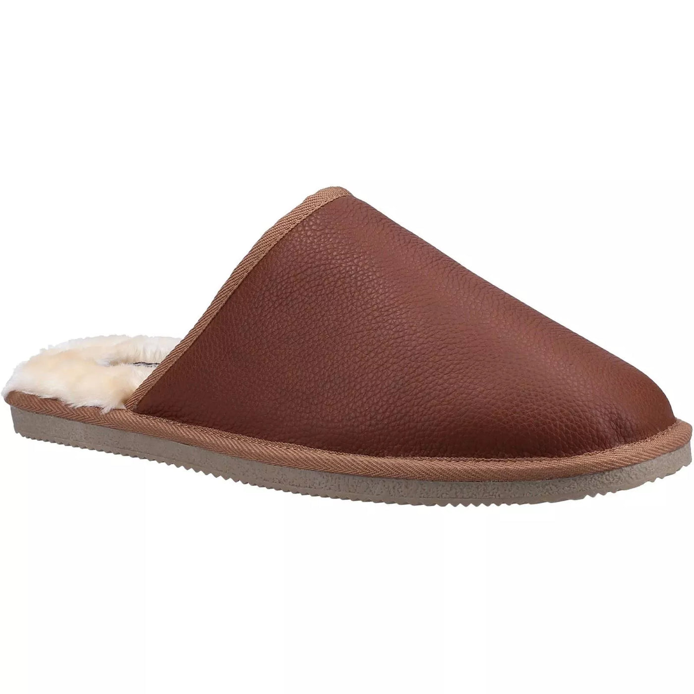 Hush Puppies Coady Leather Dark Slipper