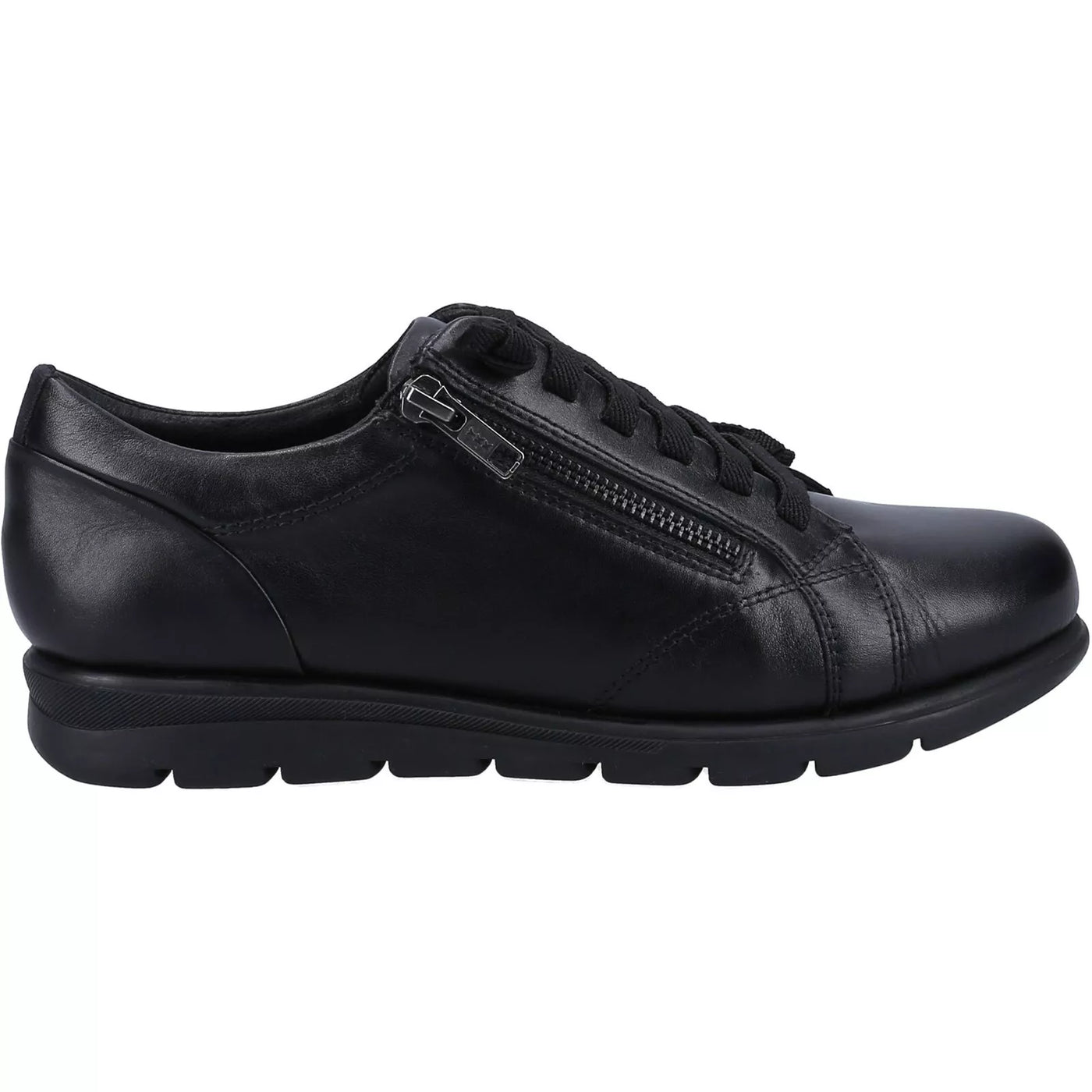 Fleet & Foster Ladies Polperro Leather Comfortable Leather Sneakers