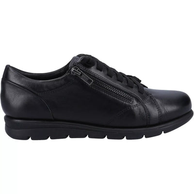 Fleet & Foster Ladies Polperro Leather Comfortable Leather Sneakers