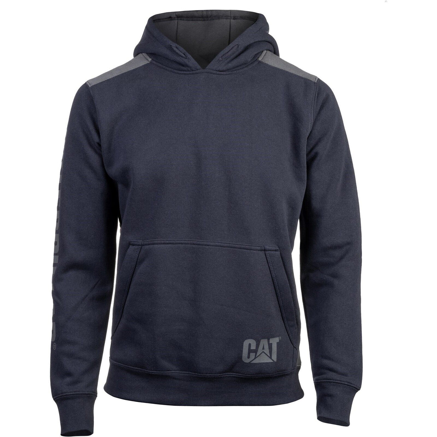 Caterpillar Logo Panel Hooded Mens Casual Warm Comfortable Sweatshirt