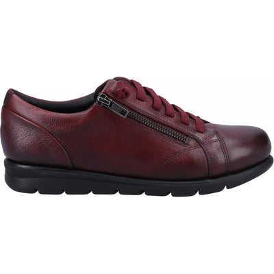 Fleet & Foster Ladies Polperro Leather Comfortable Leather Sneakers