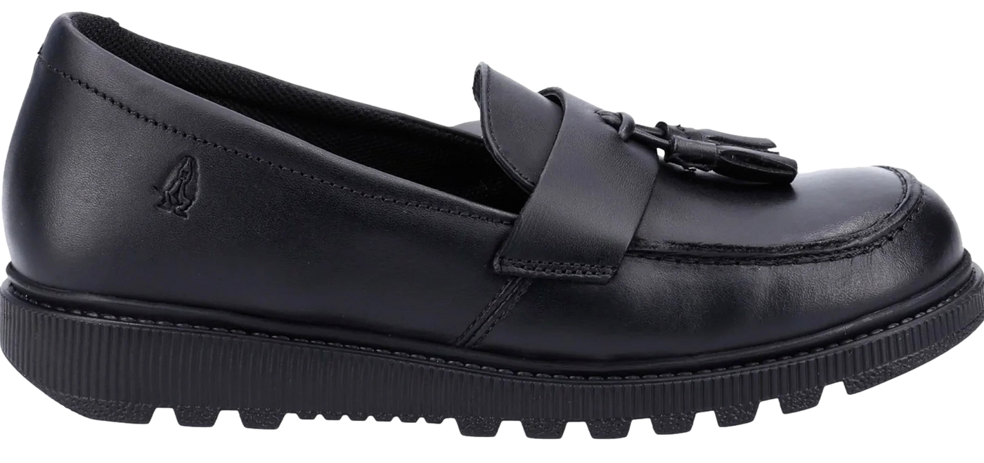 Hush Puppies Faye Teala Loafer Heel Padding Enhances Comfort School Shoe