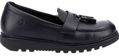 Hush Puppies Faye Teala Loafer Heel Padding Enhances Comfort School Shoe