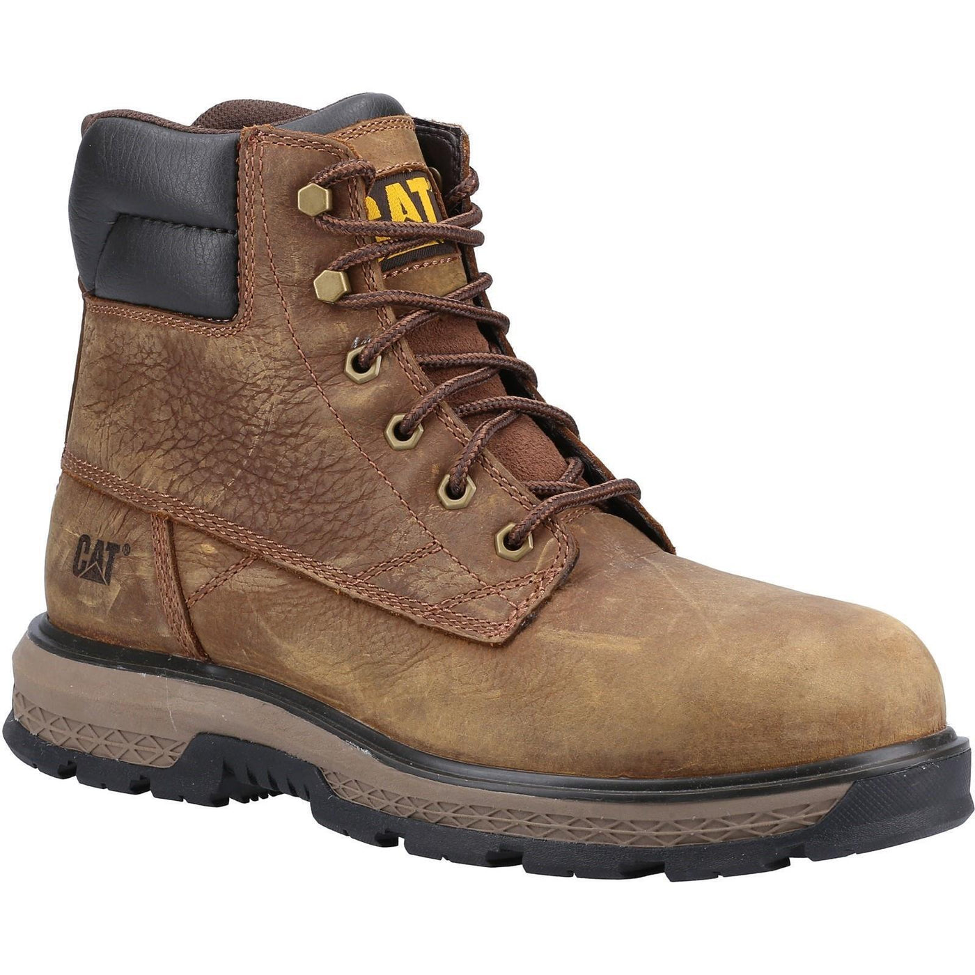 Caterpillar Men's Exposition 6" Brown Safety Boots