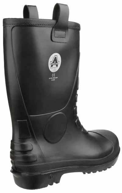 Amblers Safety Black Pvc Rigger Boots