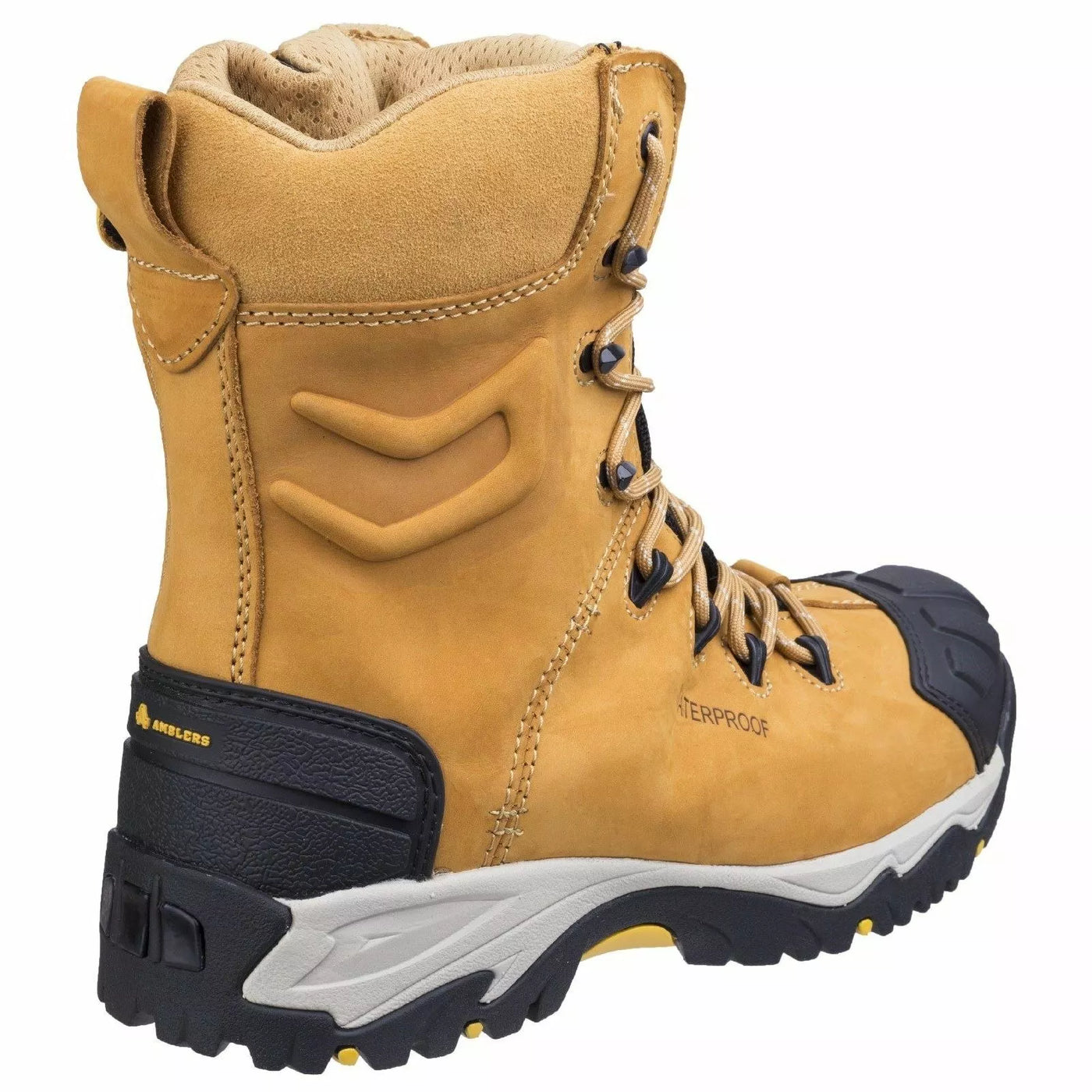 Amblers Waterproof Metal Free Zip Honey Men Safety Boots