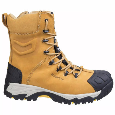 Amblers Waterproof Metal Free Zip Honey Men Safety Boots