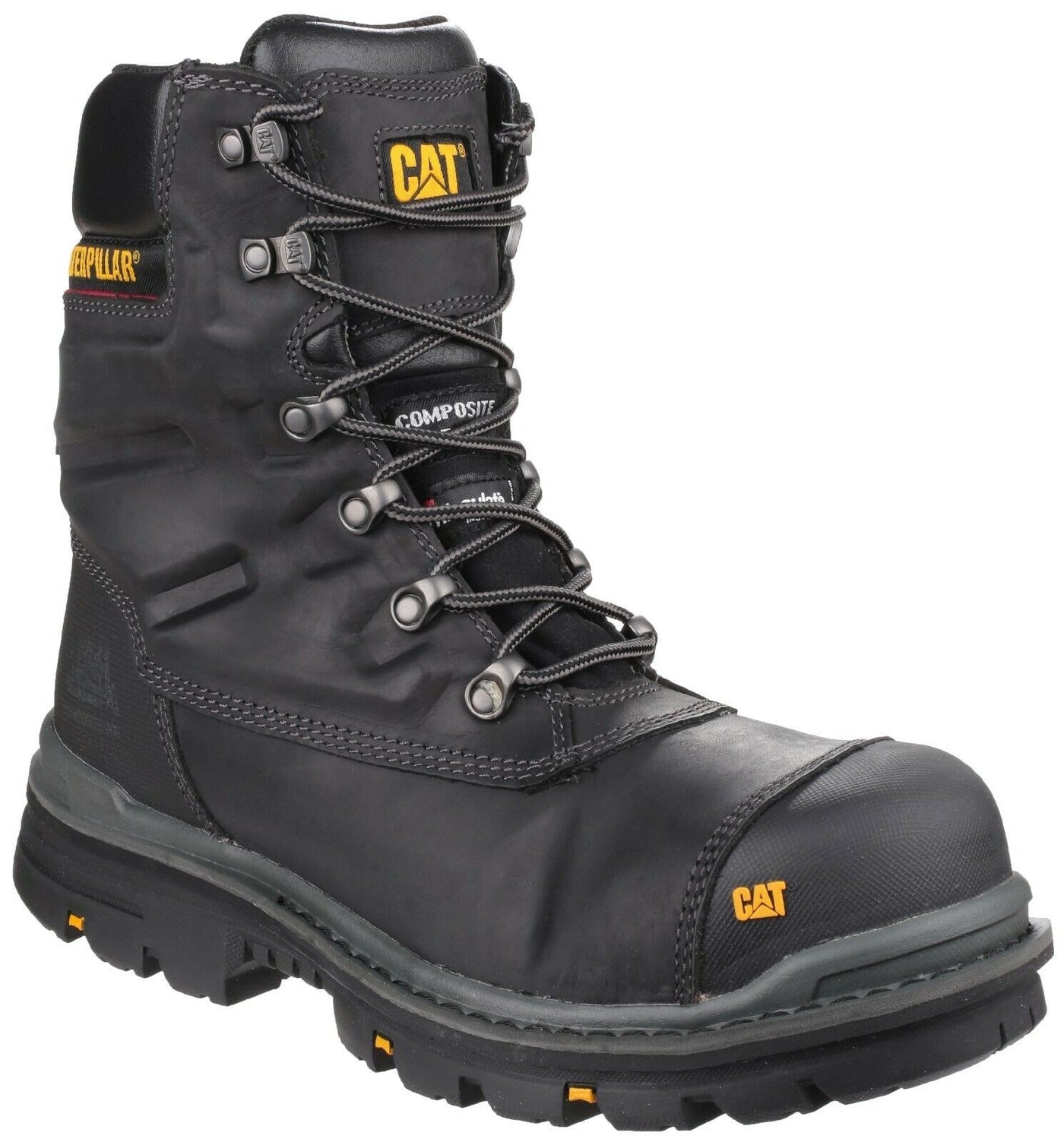 Caterpillar Men's Premier Safety Work Boots In Black