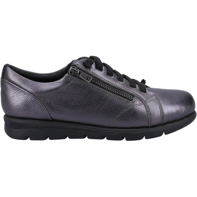 Fleet & Foster Ladies Polperro Leather Comfortable Leather Sneakers