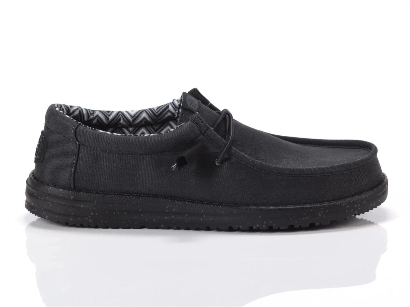 Heydude Wally Stretch Linen Natural Canvas Mens Shoes