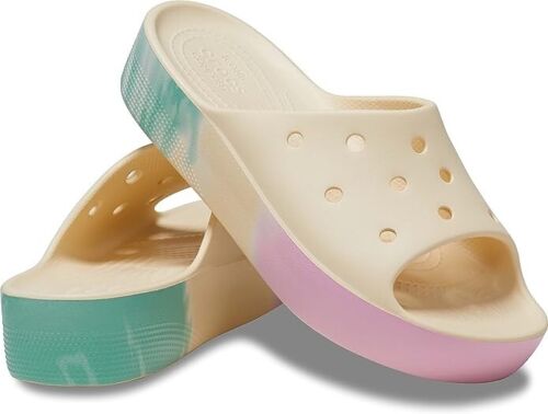 Crocs Ladies Classic Ombre Platform Sandals