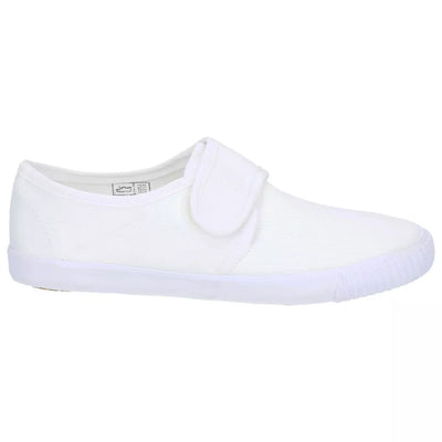 Mirak Velcro Strap Plimsolls - White Casual Breathable Sneakers