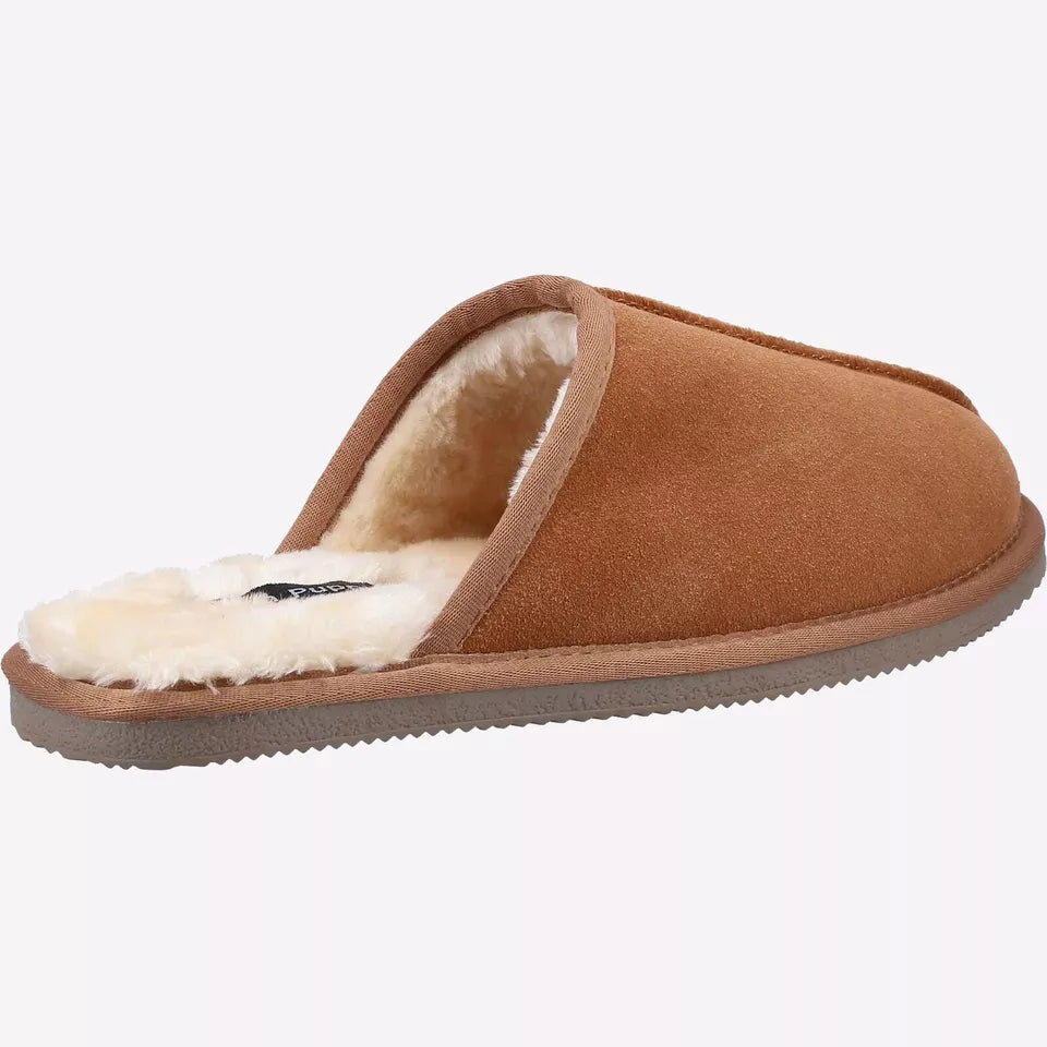 Hush Puppies Coady  Sheepskin Slipper Mule