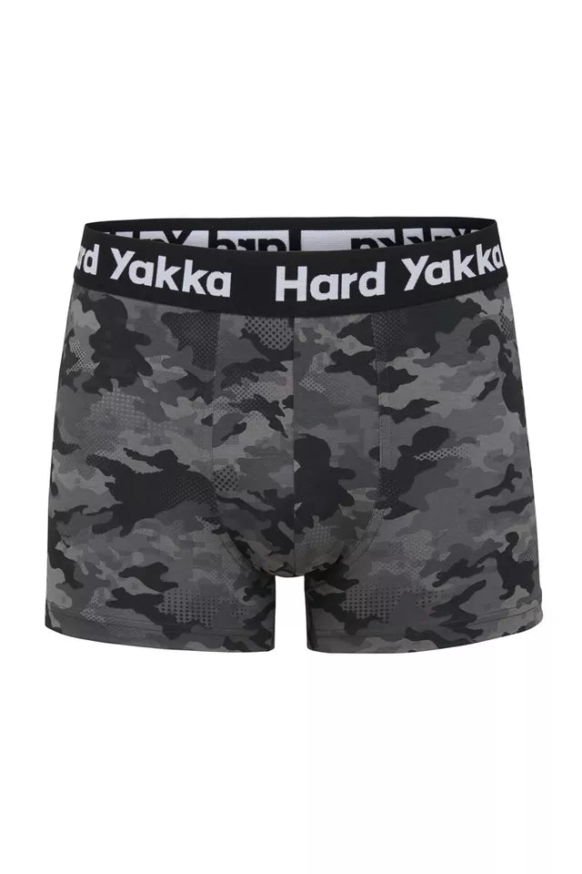 Hard Yakka Cotton Trunk Five Pack Elastic Waistband Trunks Underwear