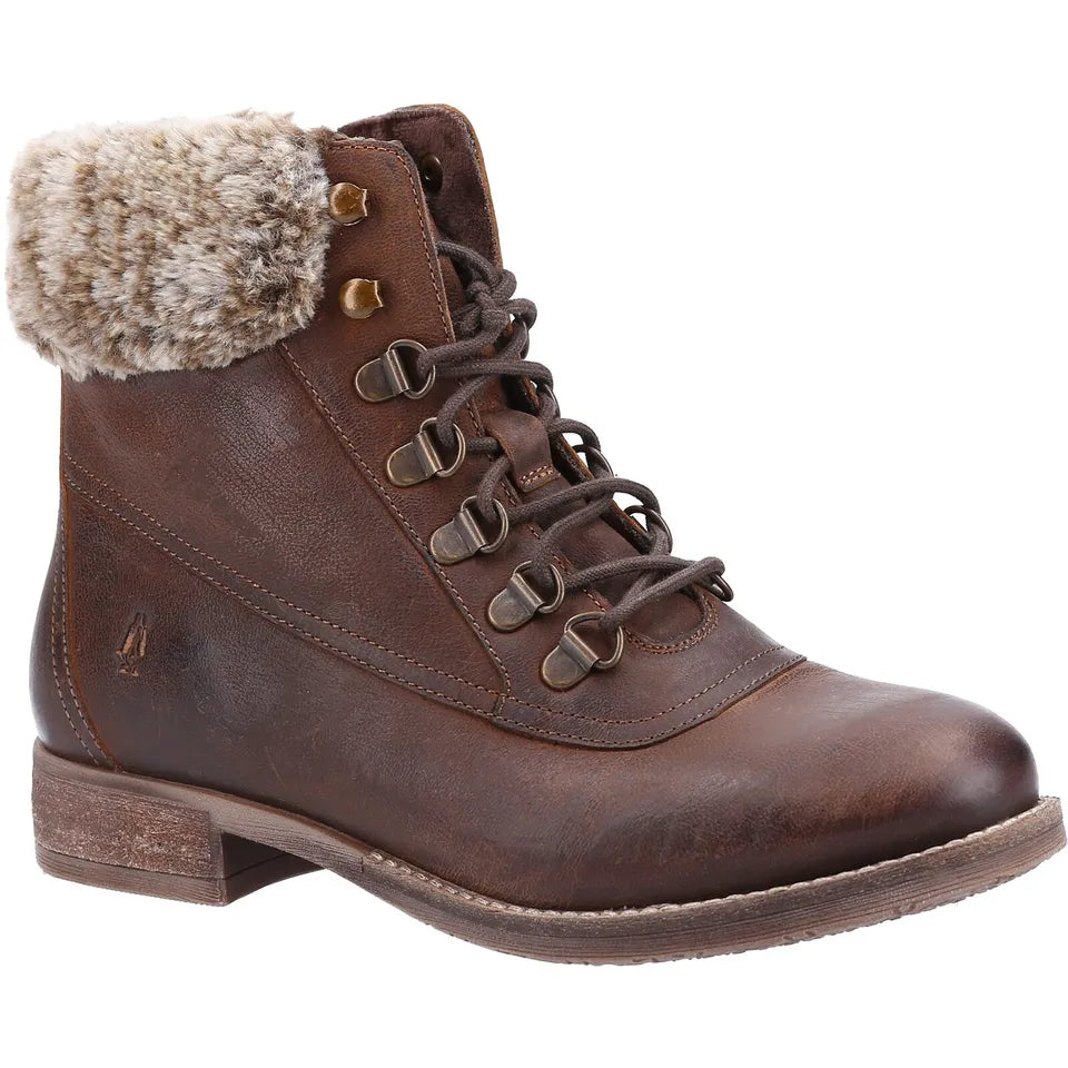 Hush Puppies Effie Ladies Leather Ankle Boot