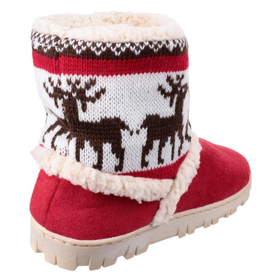 Mirak Denmark Faux Fur Lined Kids Suitable Loose Boot Slippers