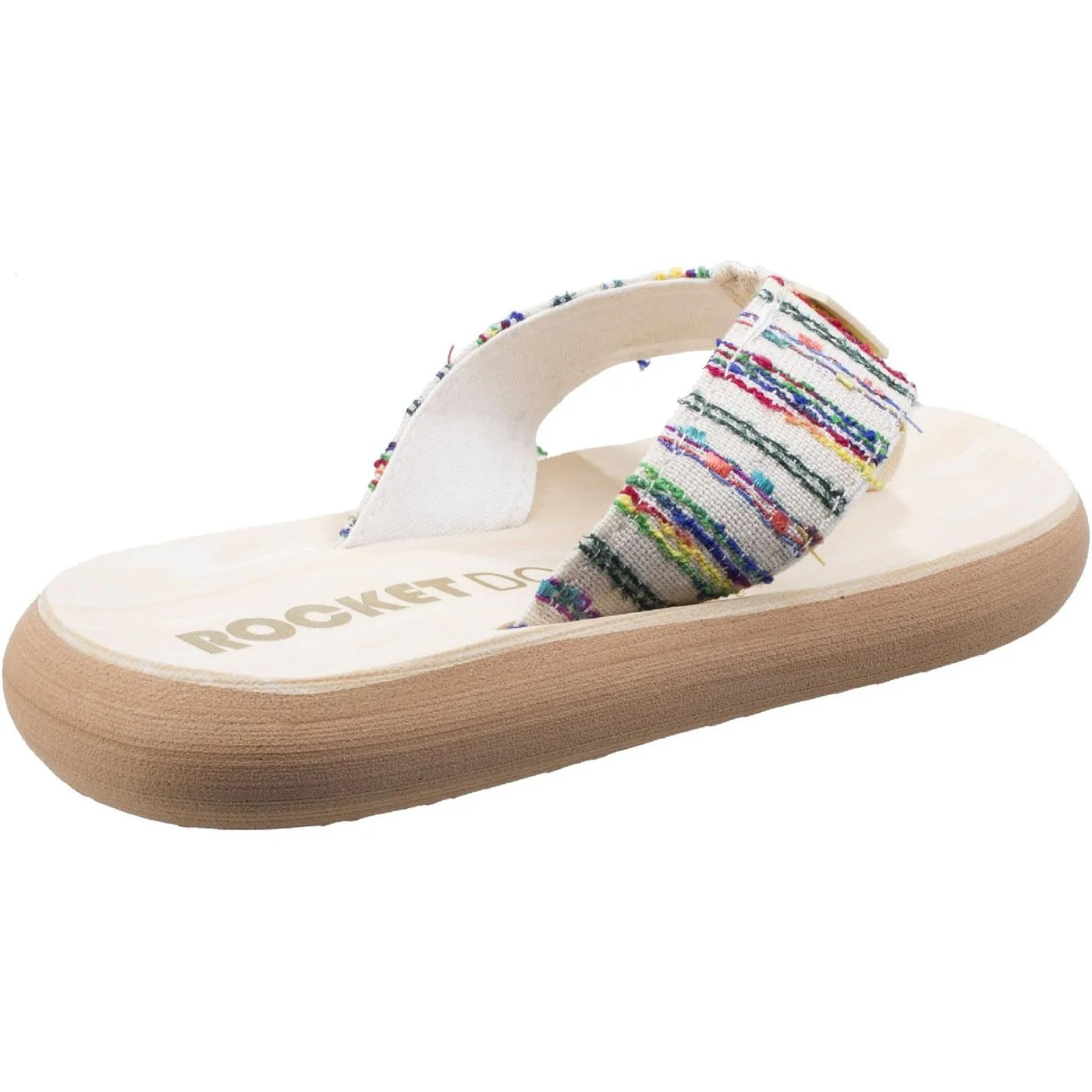 Rocket Dog Ladies Spotlight Merry Maker Color Stripe Flip Flop Slippers