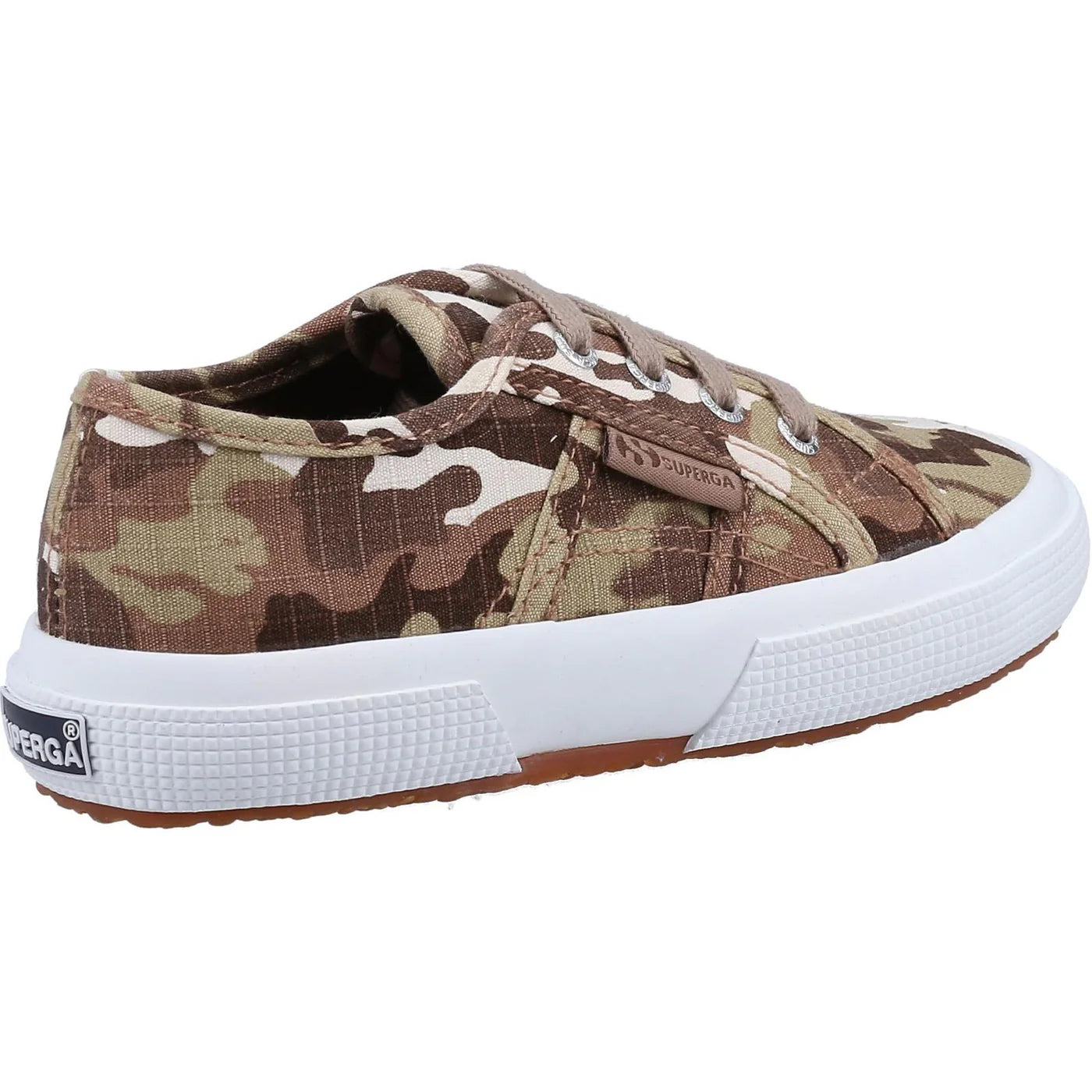 Superga Kids Camouflage Ripstop Lace Trainer