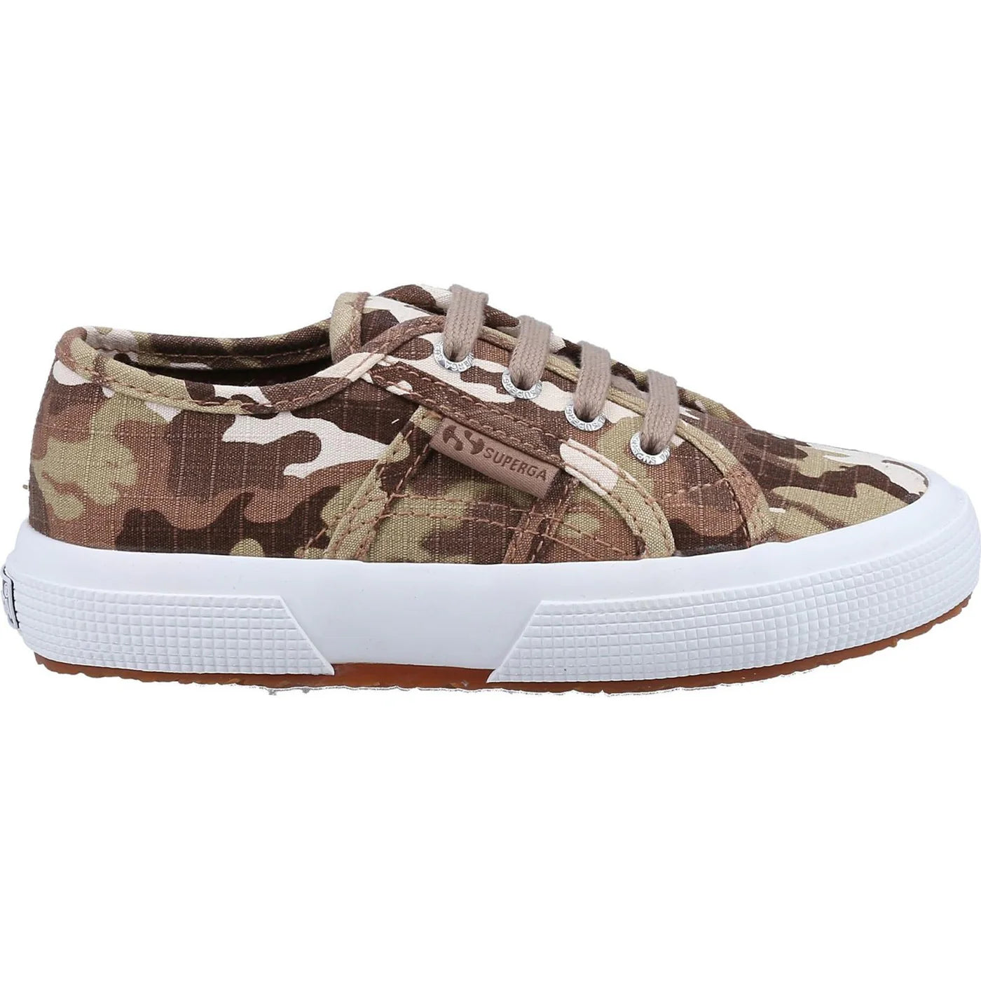 Superga Kids Camouflage Ripstop Lace Trainer