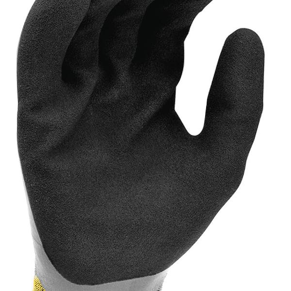 Stanley Large Water-Resistant Grip Gloves - Yellow/Grey