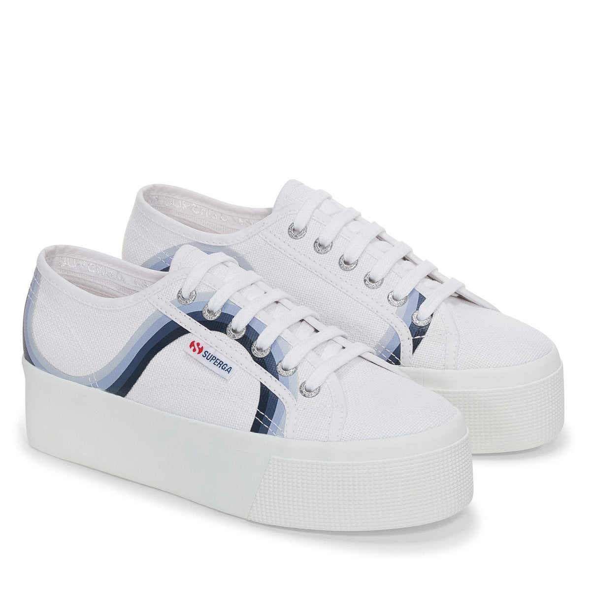 Superga Round Stripes Trainers