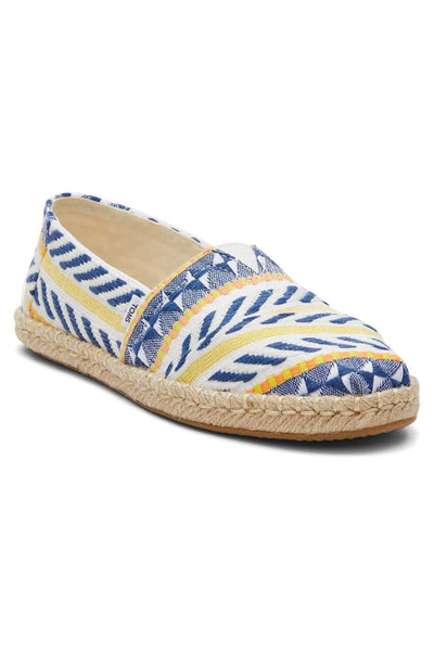 Toms Ladies Neon Multicolor Espadrille Shoes