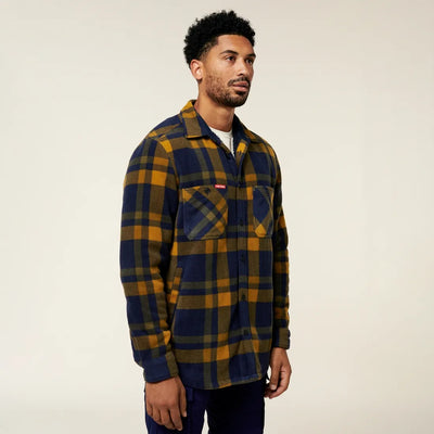 Hard Yakka Sherpa Levis Mens Long Sleeves Button Down Lightweight Jacket