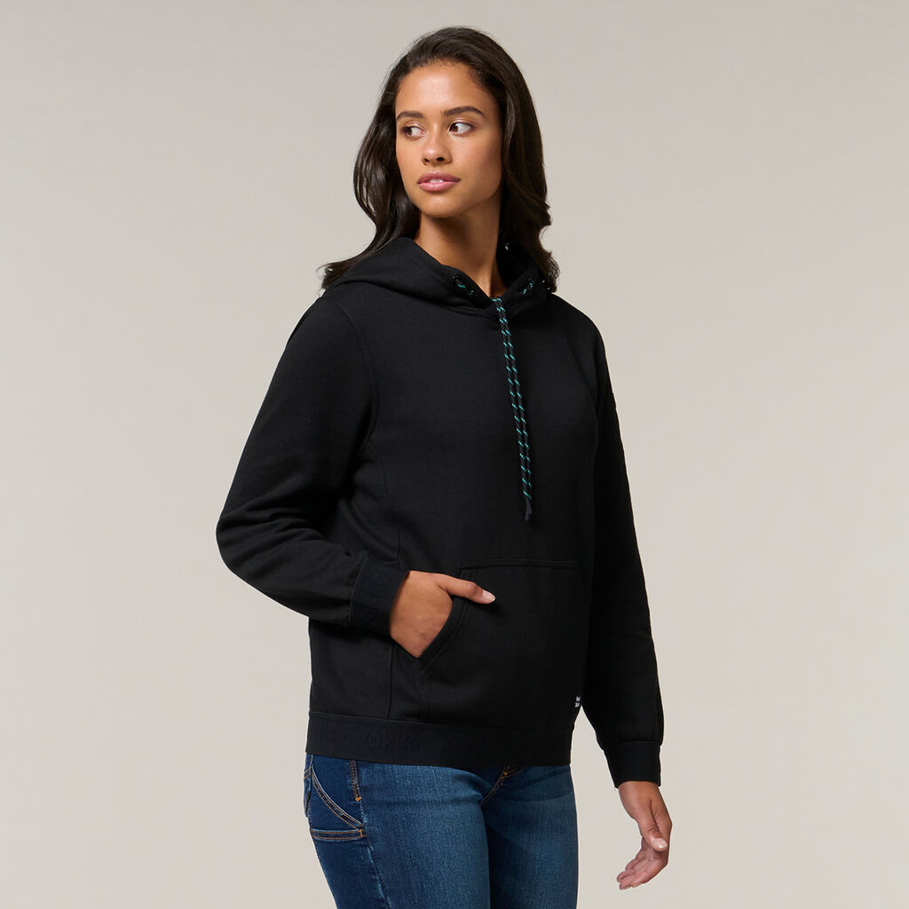 Hard Yakka Gladiator Elastic Black Sleeve Hoodie