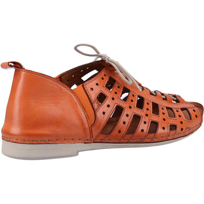 Riva Newport Women Leather Lace Up Casual Shoe