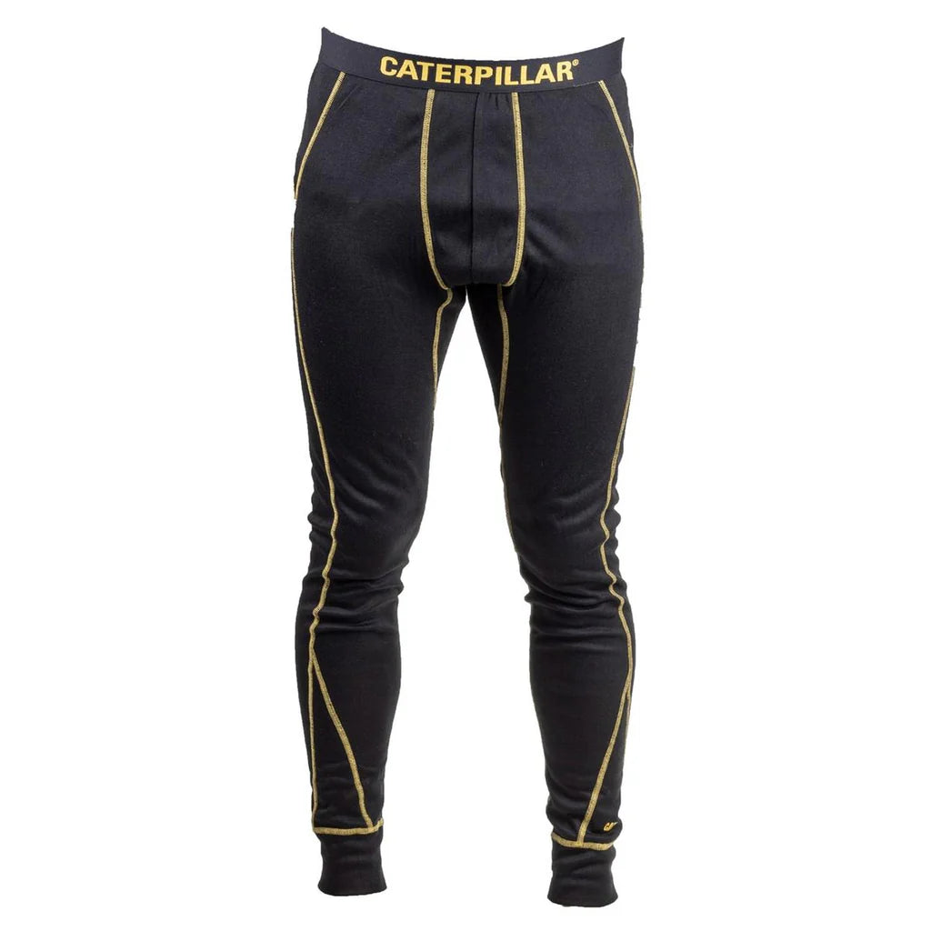 Caterpillar Black Thermal Long Underwear Comfort Jon Pants for Men