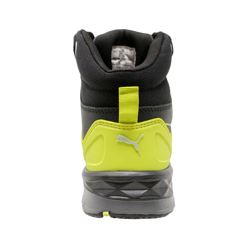 Puma Safety Men's Velocity Black/Yellow Mid Work Boots
