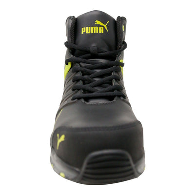 Puma Safety Men's Velocity Black/Yellow Mid Work Boots
